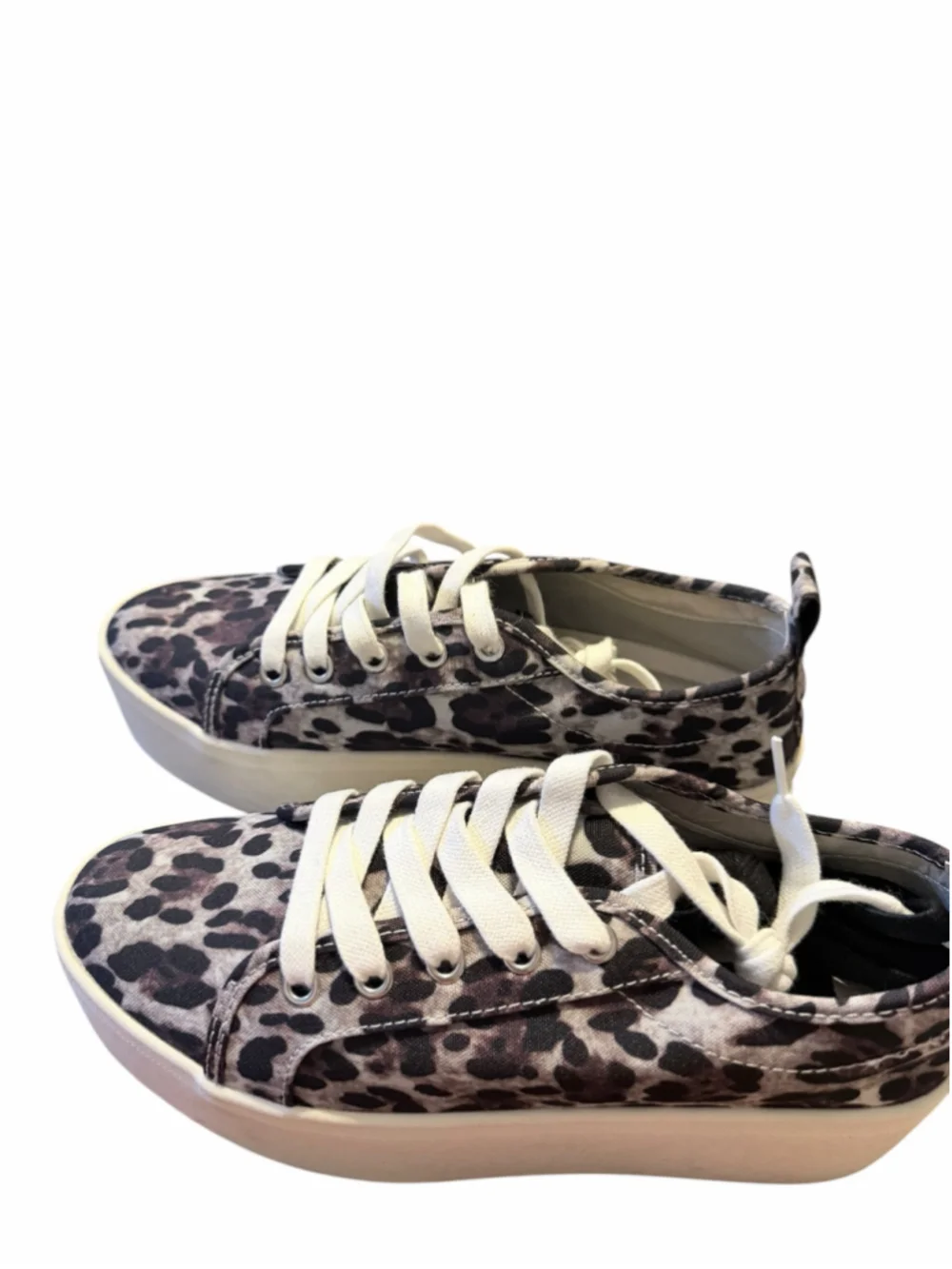 Women's AQUA Leopard Print Platform Sneakers
